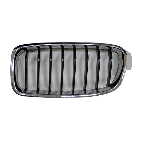 Aftermarket Nsf Radiator Grille 3f30 2012-  Chrome Inc 8 Black Slats   Sport Mode